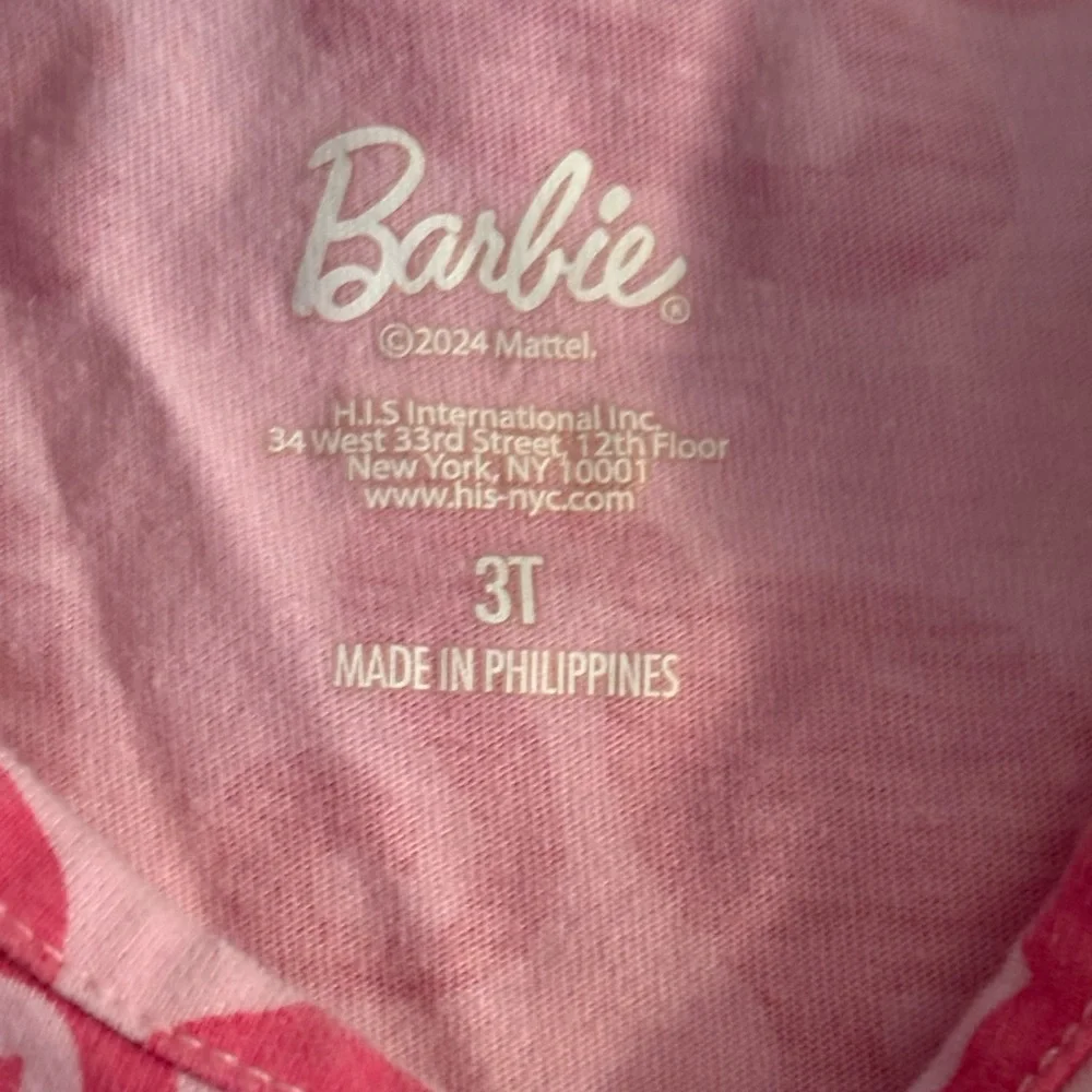 Barbie Pink Skater Dress 3T Graphic Girls - Picture 4 of 5